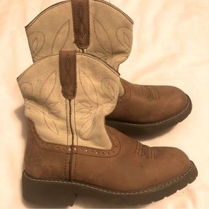 Herman Survivors leather work cowboy boots